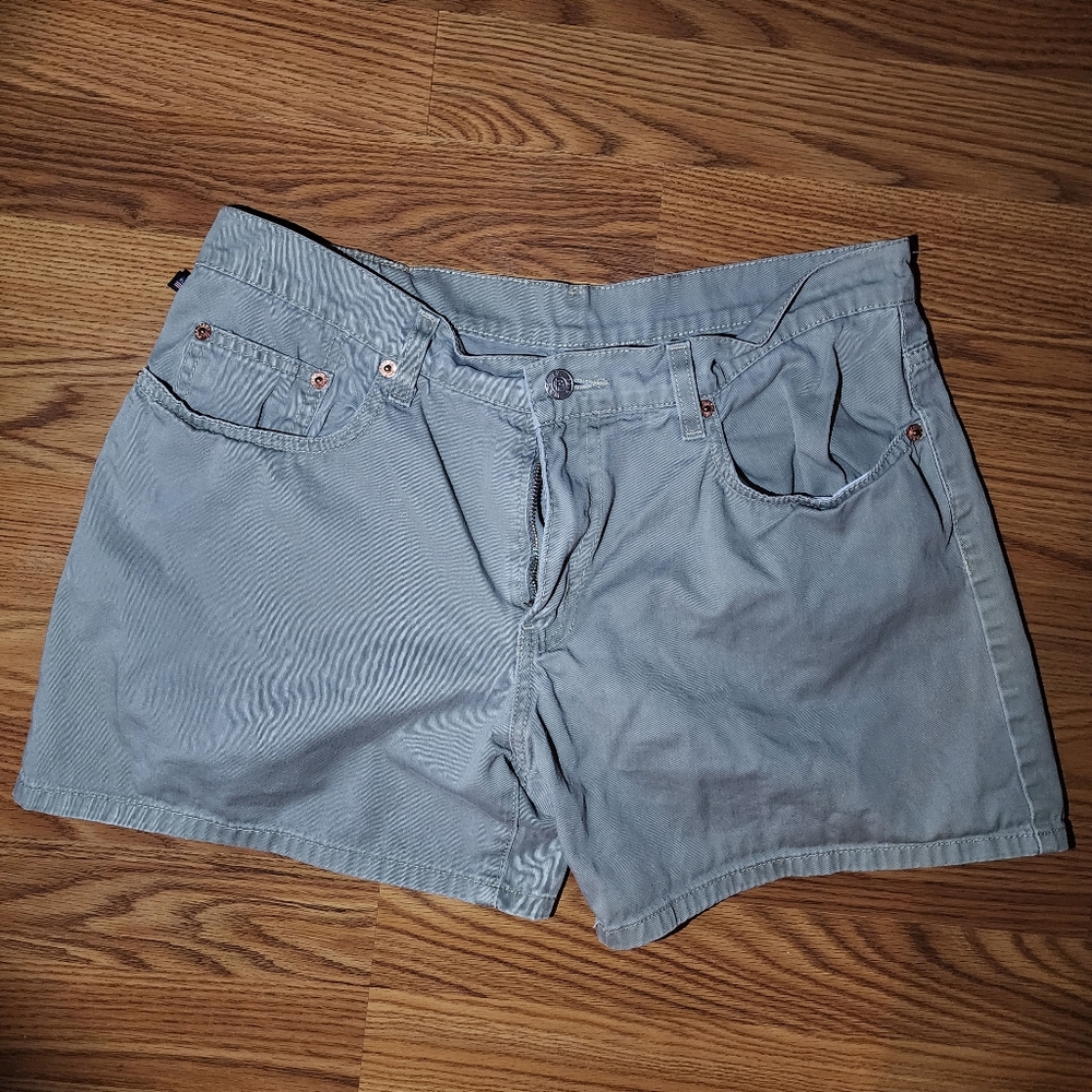 VINTAGE Polo Ralph Lauren Medium Wash Jean 5" Shorts Saturday Shorts Sz 10